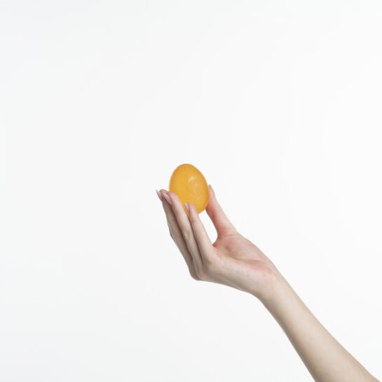 Эспандер кистевой ОРТОСИЛА Мяч L 0300 S, мягкий, оранжевого цвета