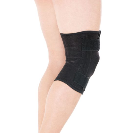 Бандаж на коленный сустав со спиральными ребрами жесткости Тривес Т.44.12 (Т-8512)