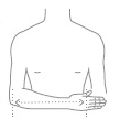 Фиксирующий плечевой сустав бандаж Тривес Т.33.06 (Т-8106) с абдукционной подушкой