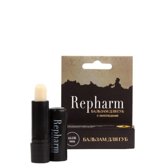 Бальзам для губ Repharm Рефарм ПР0162, с пептидами противовирусный