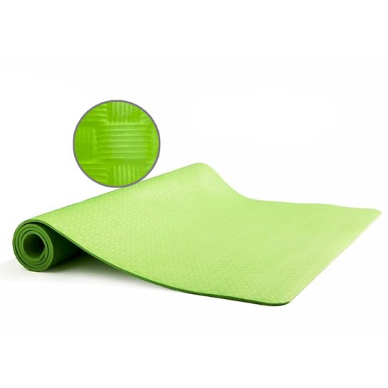 Коврик для йоги и фитнеса Yoga Green 61x183 см