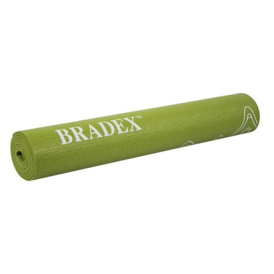 Коврик для йоги и фитнеса Bradex SF 0404, с рисунком, 173x61 см