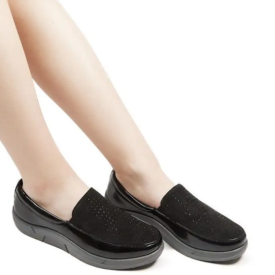 Туфли ортопедические малосложные Almi женские, черные, экокожа