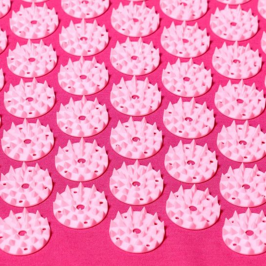 Коврик акупунктурный Нирвана Bradex KZ 0678, классическая серия, розовый