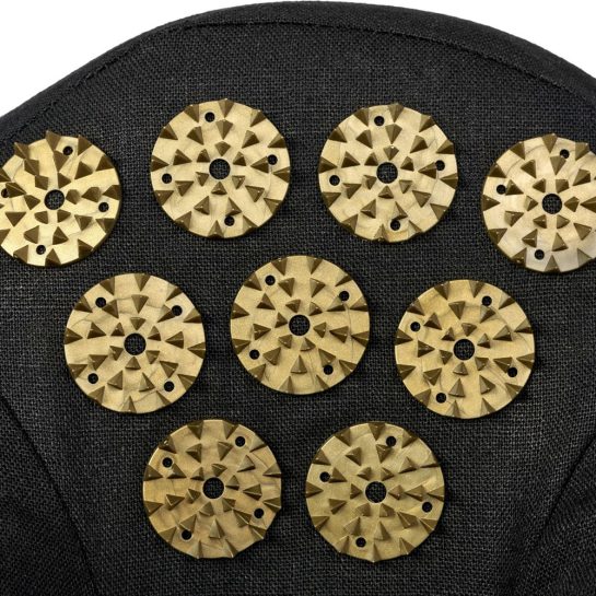Подушка акупунктурная Нирвана Bradex KZ 0740, черная, золотые шипы