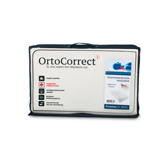 Ортопедическая подушка OrtoCorrect Premium 1 plus